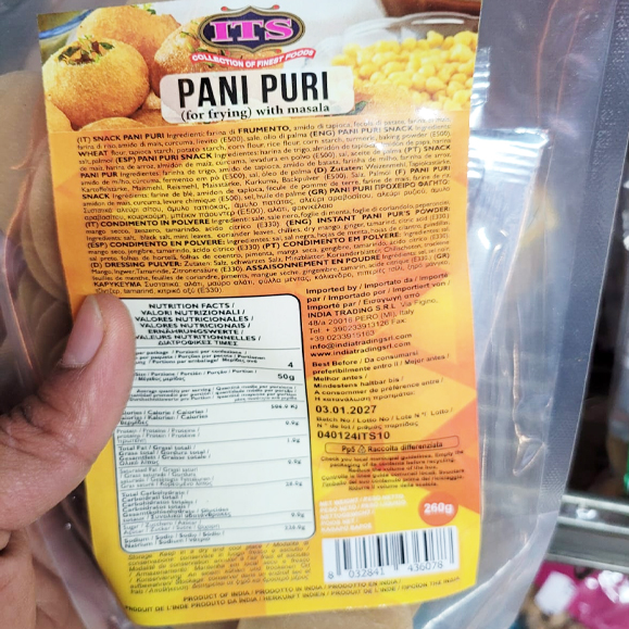 ITS Pani Puri Fry With Masala